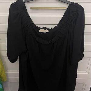 Michael, ‘Michael Kors Black Blouse Size XL.